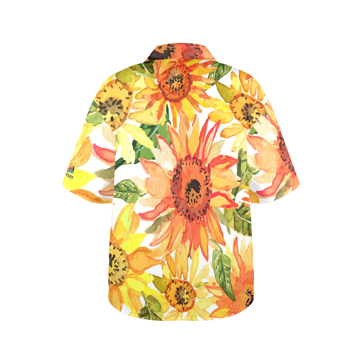 Ladies Sunflower Hawaiian blouse