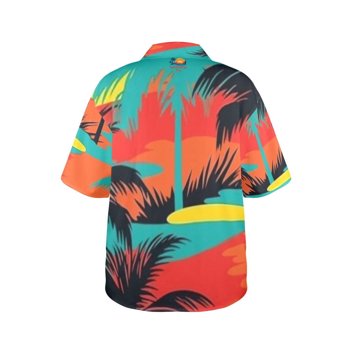 Women's Hawaiian Shirt sunset