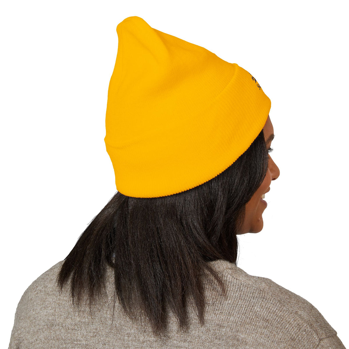 Classic Cuffed Beanie - Embroidered "Sandowner" Tropical Sunset Logo