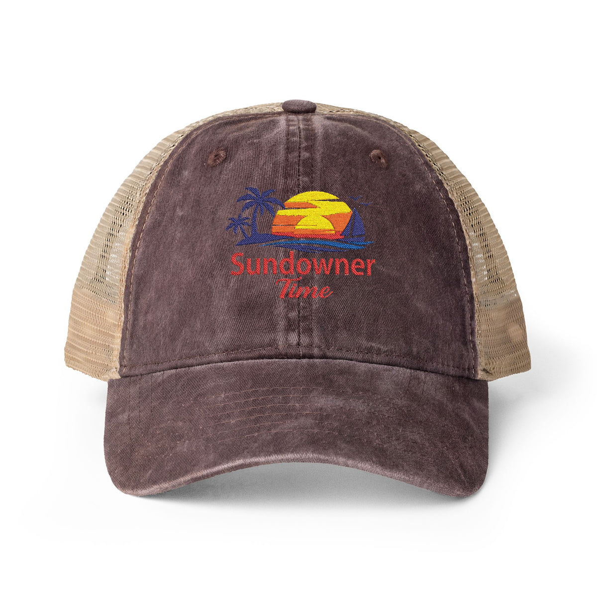 Women's Washed Mesh-Back Cap