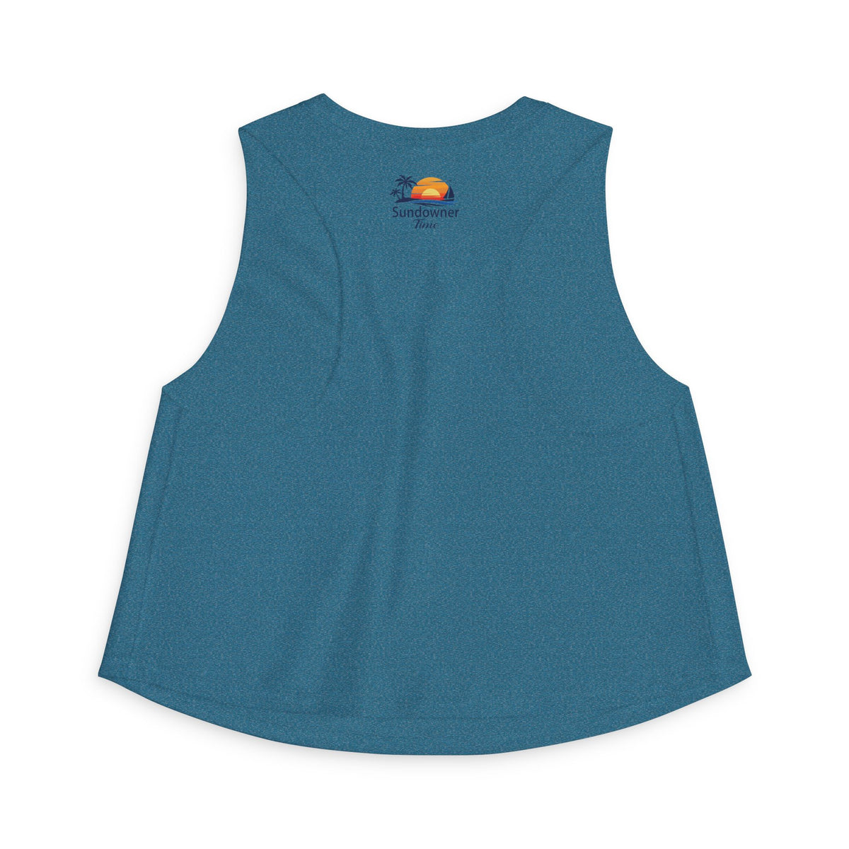 Copy of Women's Crop Top — Sunset Beach Graphic Tank (Relaxed Summer Vibe)
