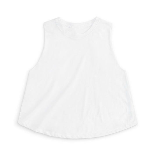 Copy of Women's Crop Top — Sunset Beach Graphic Tank (Relaxed Summer Vibe)