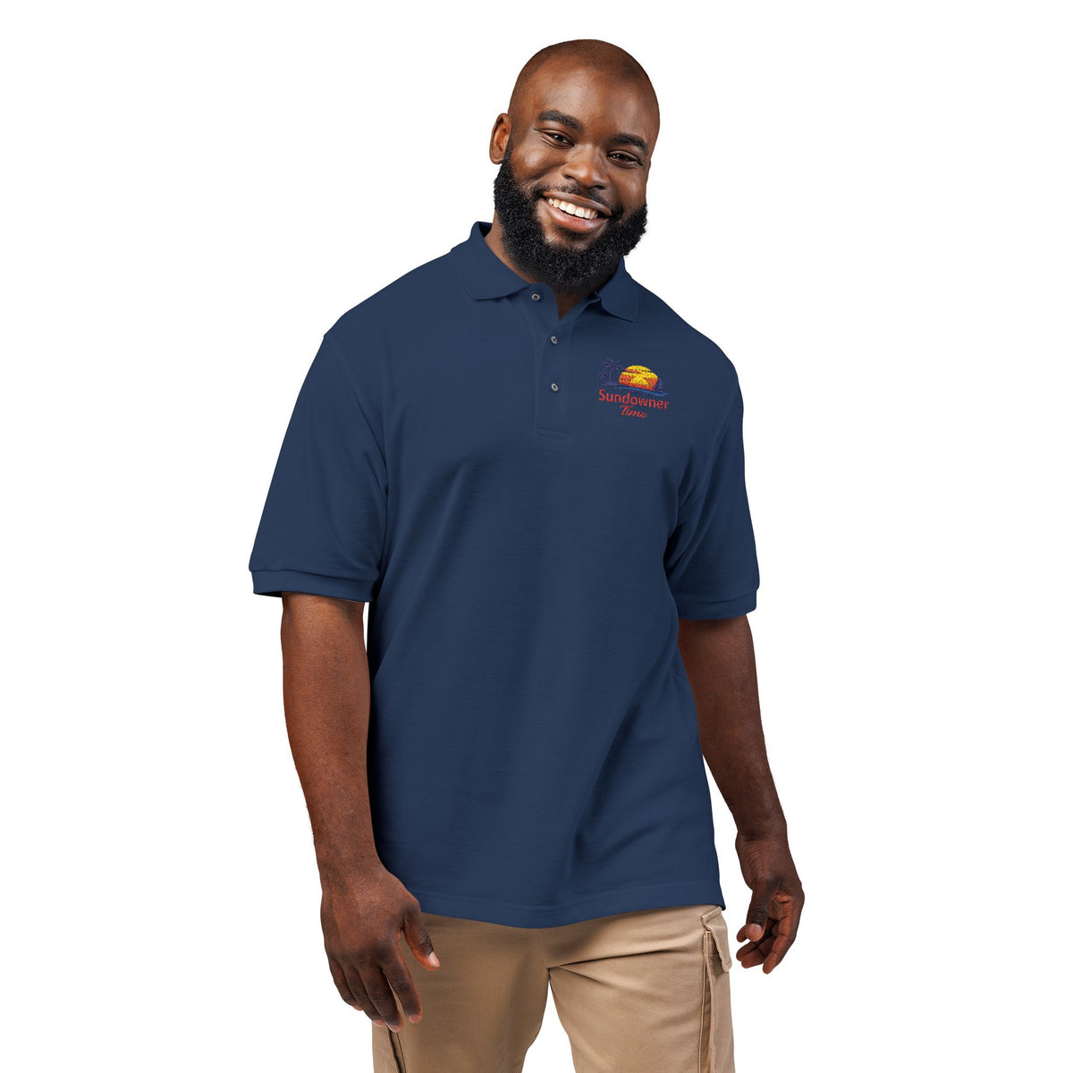 Embroidered Classic Polo Shirt — Timeless Work & Casual Wear