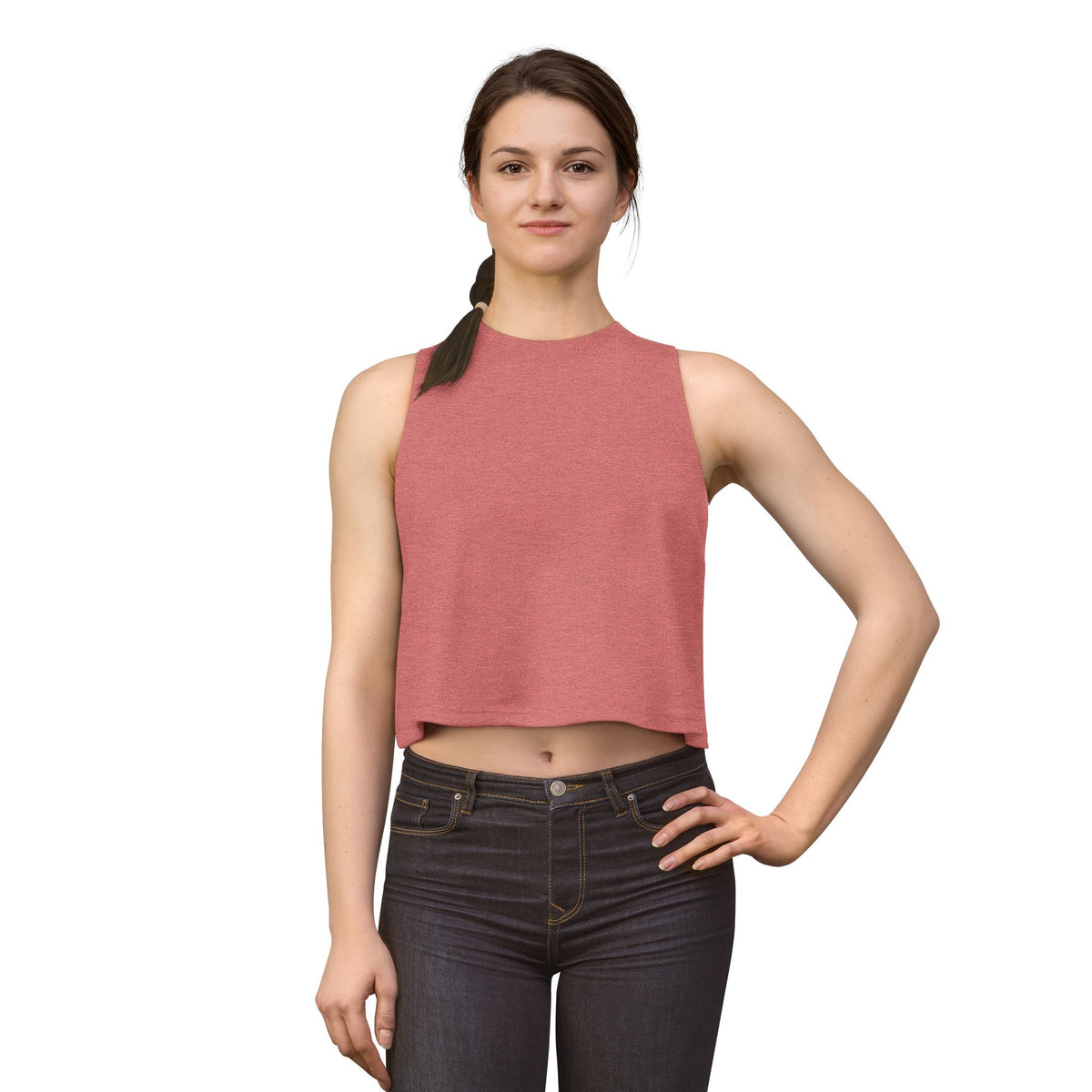 Copy of Women's Crop Top — Sunset Beach Graphic Tank (Relaxed Summer Vibe)