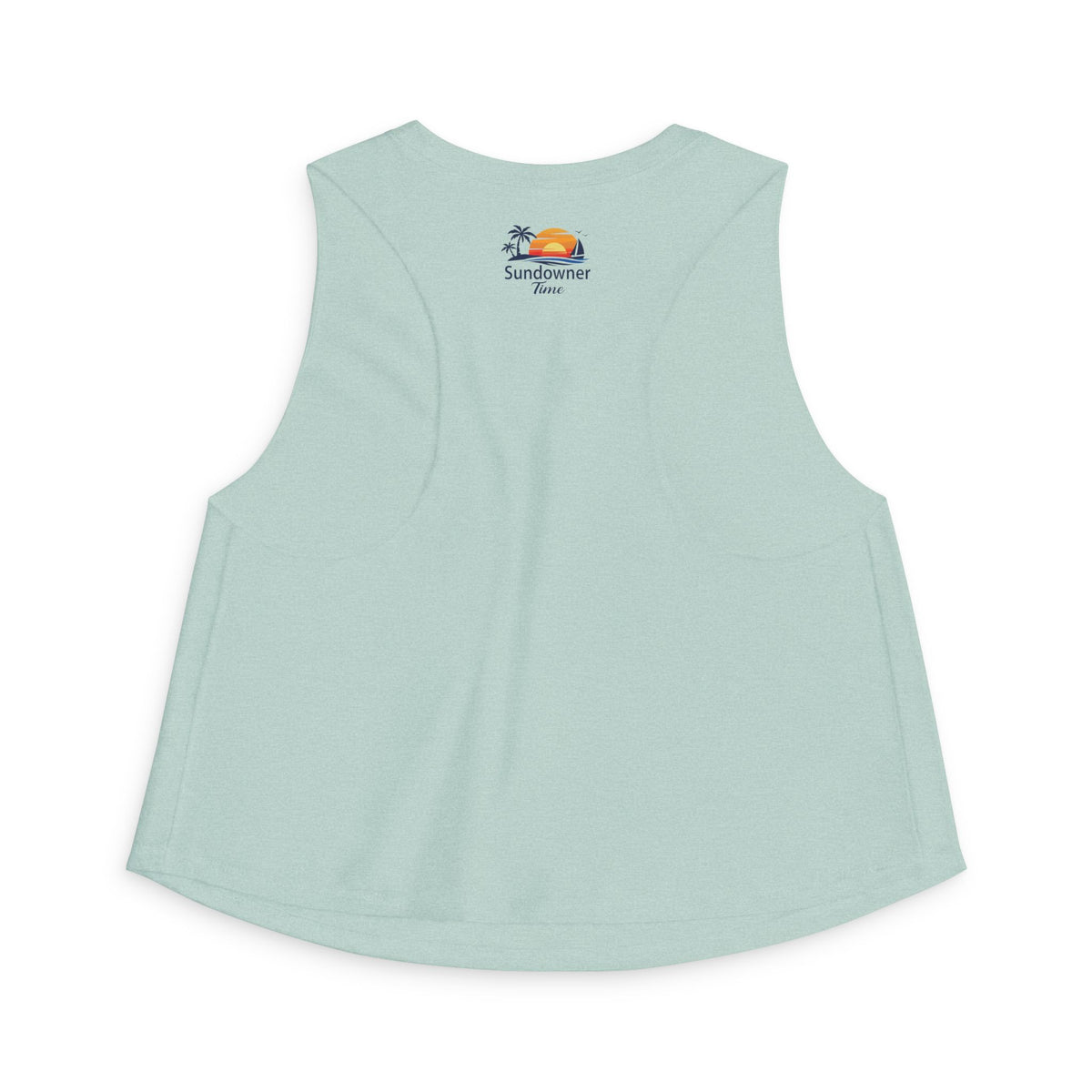 Copy of Women's Crop Top — Sunset Beach Graphic Tank (Relaxed Summer Vibe)