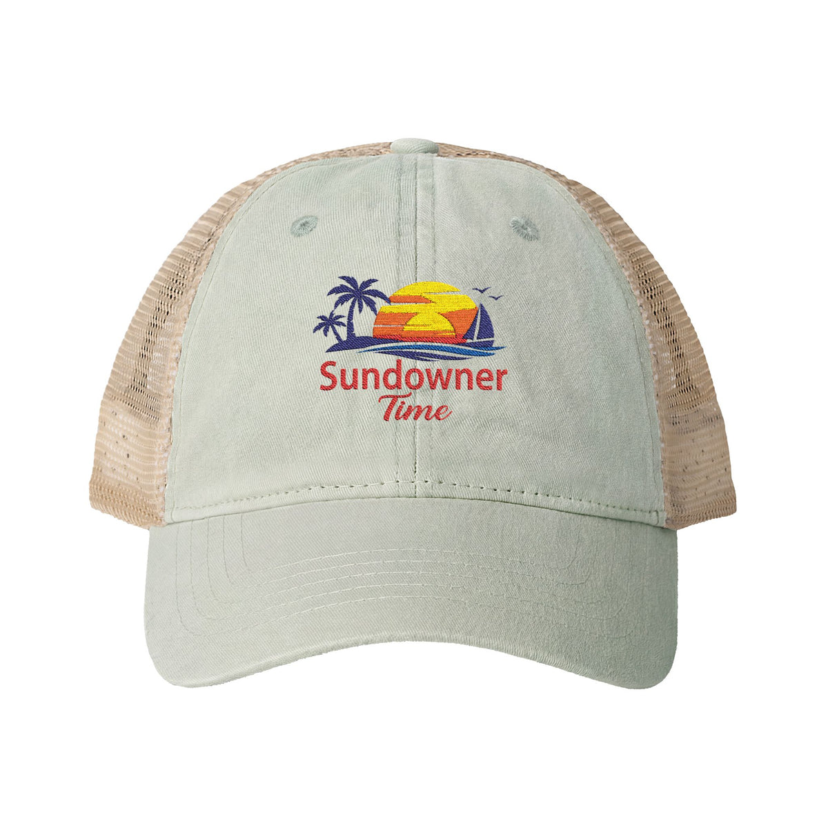 Women's Washed Mesh-Back Cap