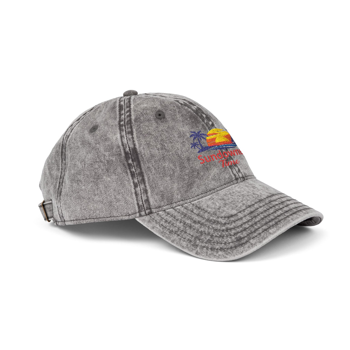 Vintage Embroidered Cap – Sunny Days Logo Dad Hat