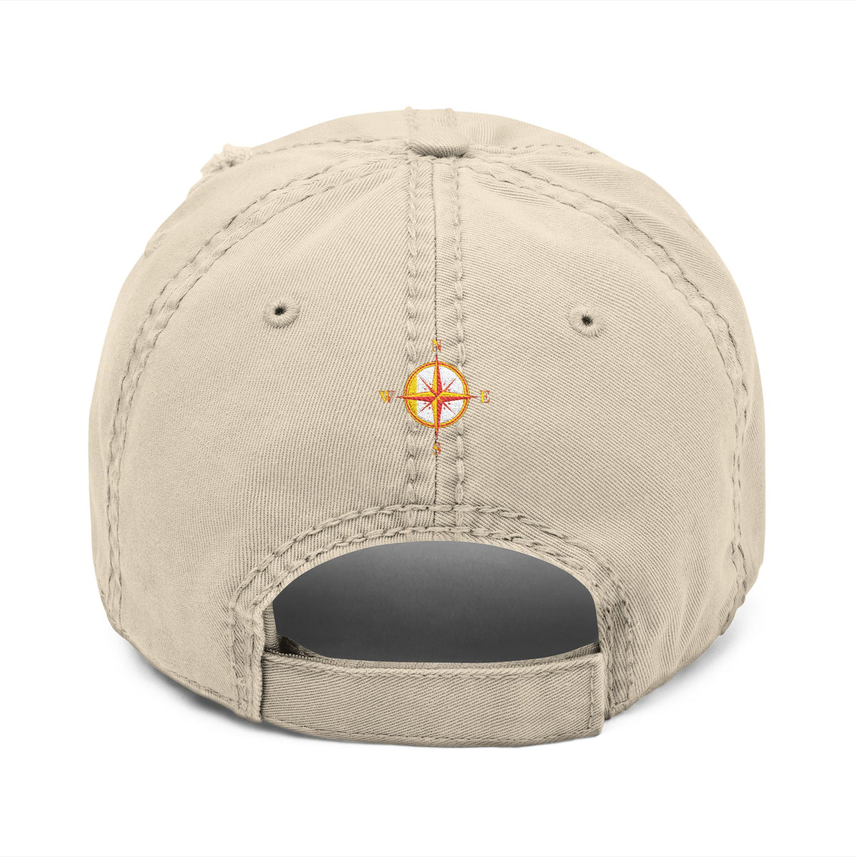 Sundowner Time Embroidered Distressed Dad Hat