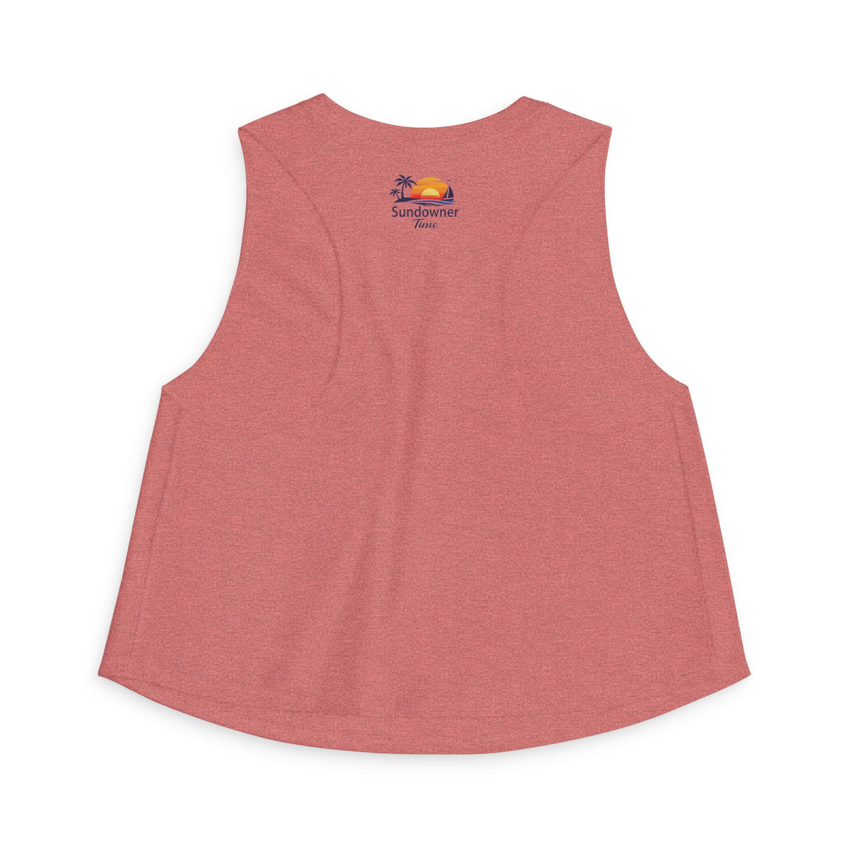 Copy of Women's Crop Top — Sunset Beach Graphic Tank (Relaxed Summer Vibe)