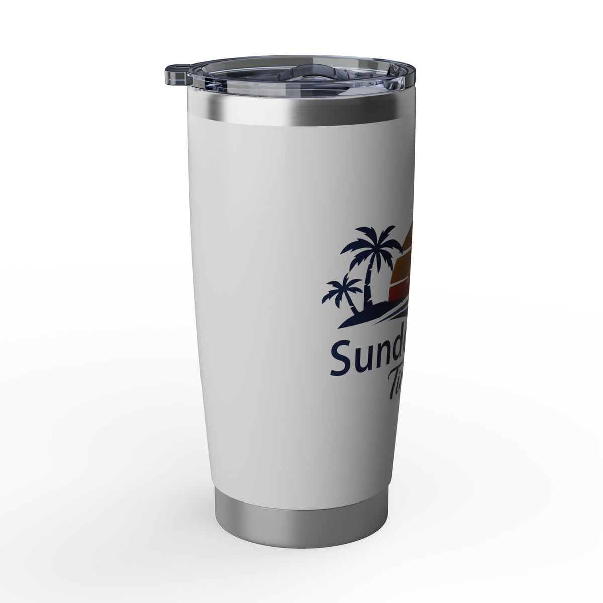 20oz Tumbler — Sundowner Time Sunset Beach Stainless Travel Cup