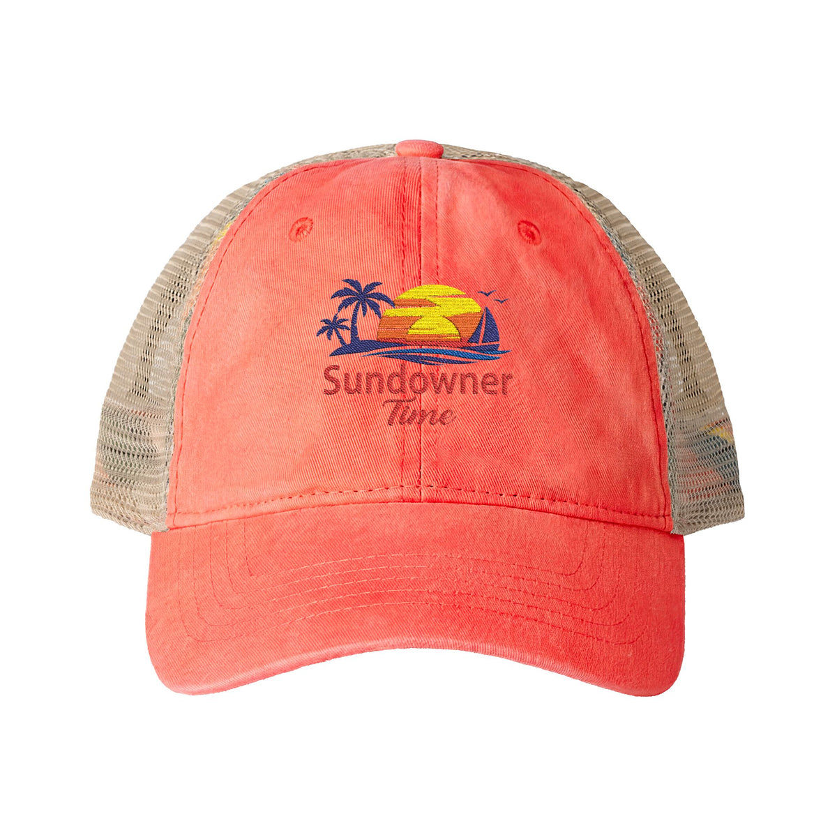 Women's Washed Mesh-Back Cap