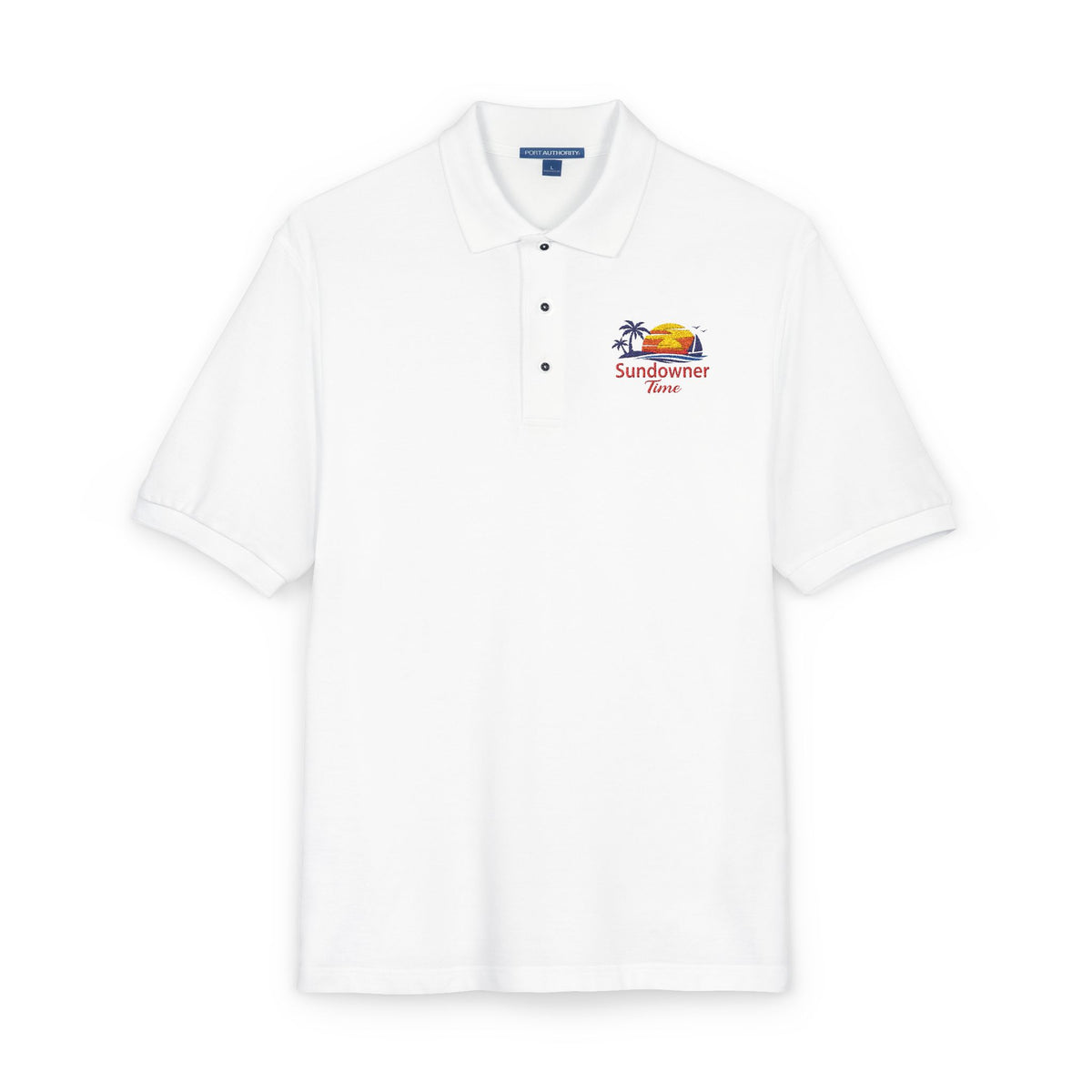 Classic Embroidered Polo Shirt — Men's & Women's Soft Cotton Workwear