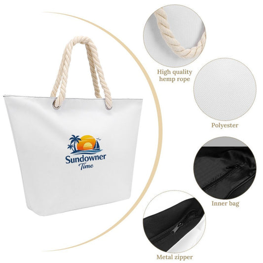 Design Hemp Rope Tote Bag