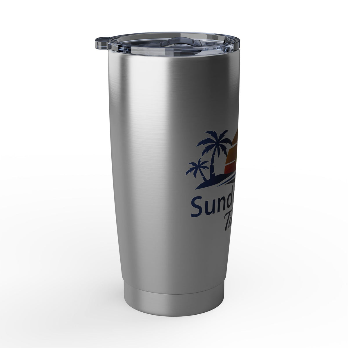 20oz Tumbler — Sundowner Time Sunset Beach Stainless Travel Cup