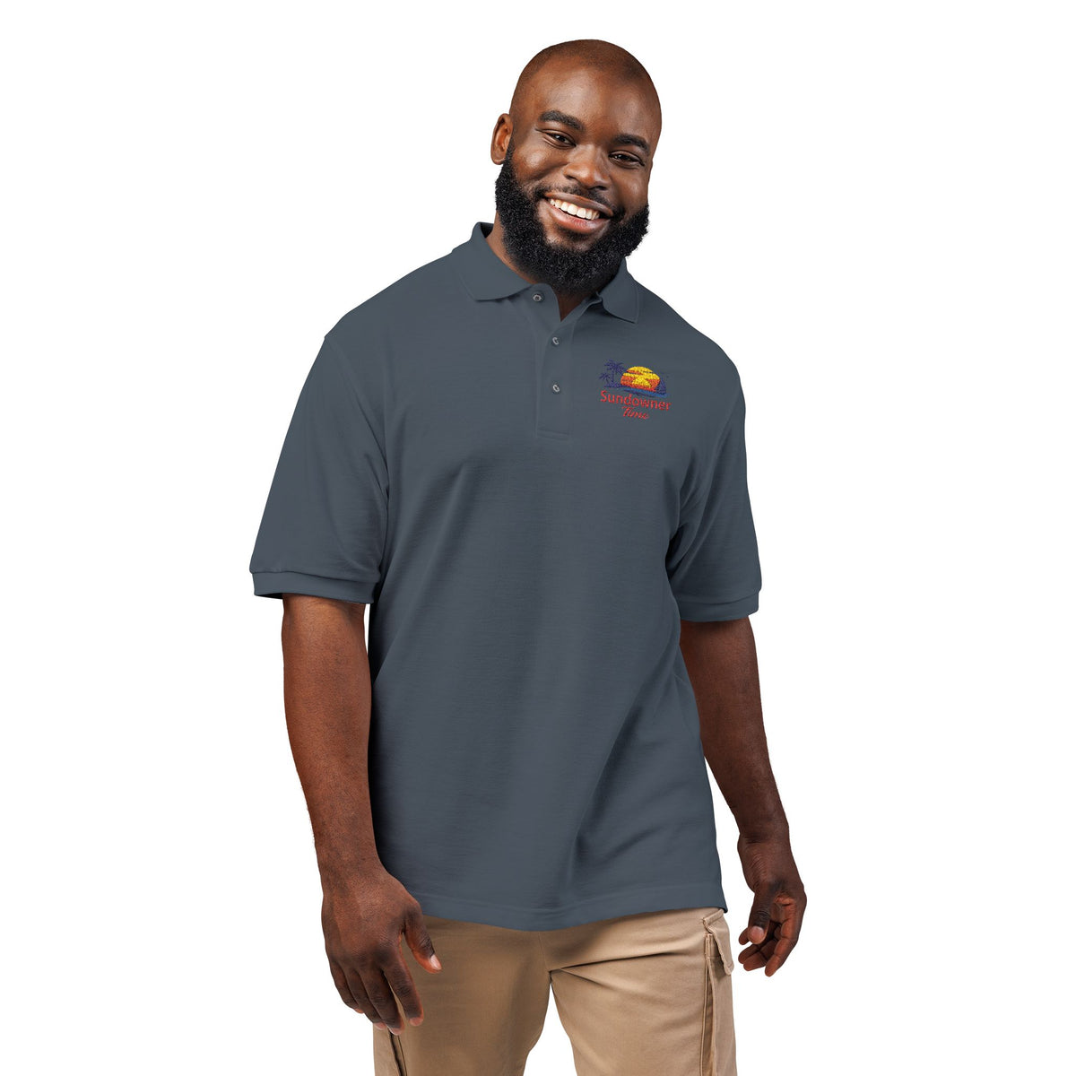 Embroidered Classic Polo Shirt — Timeless Work & Casual Wear
