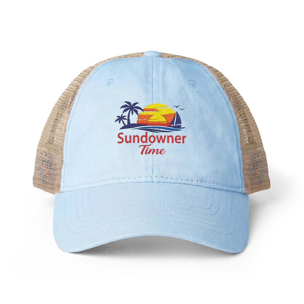 Women's Washed Mesh-Back Cap