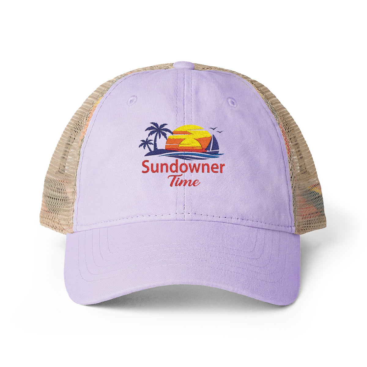 Women's Washed Mesh-Back Cap