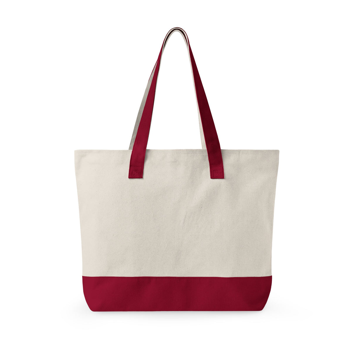 Canvas Tote Bag – 'Sundowner Time' Vintage Sunset Zippered Shopping Tote