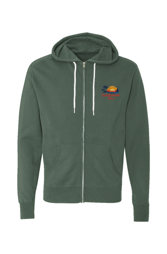 Unisex Lightweight Full Zip Hoodie
