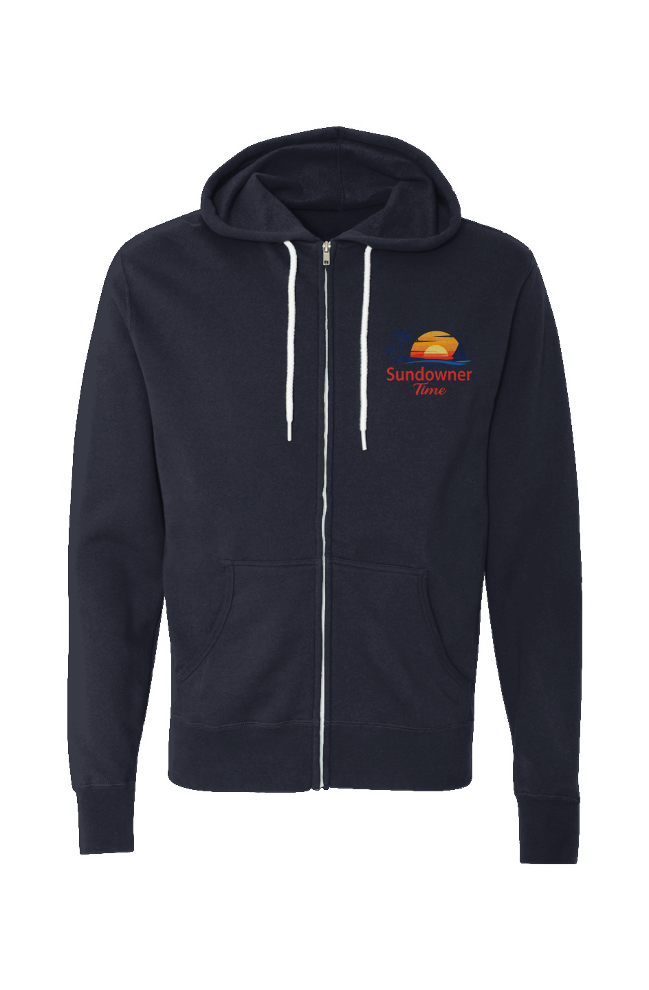 Unisex Lightweight Full Zip Hoodie