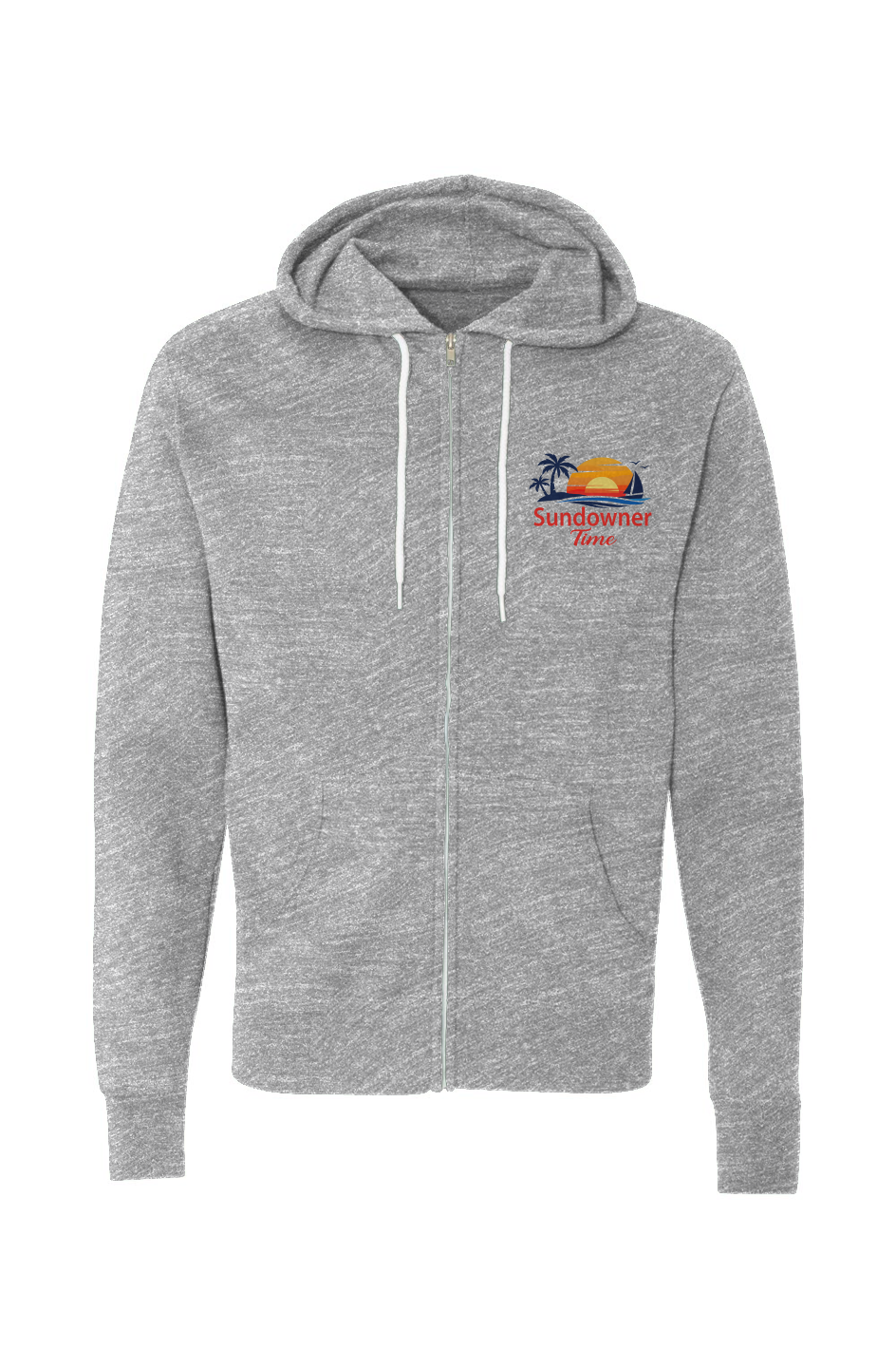 Unisex Lightweight Full Zip Hoodie