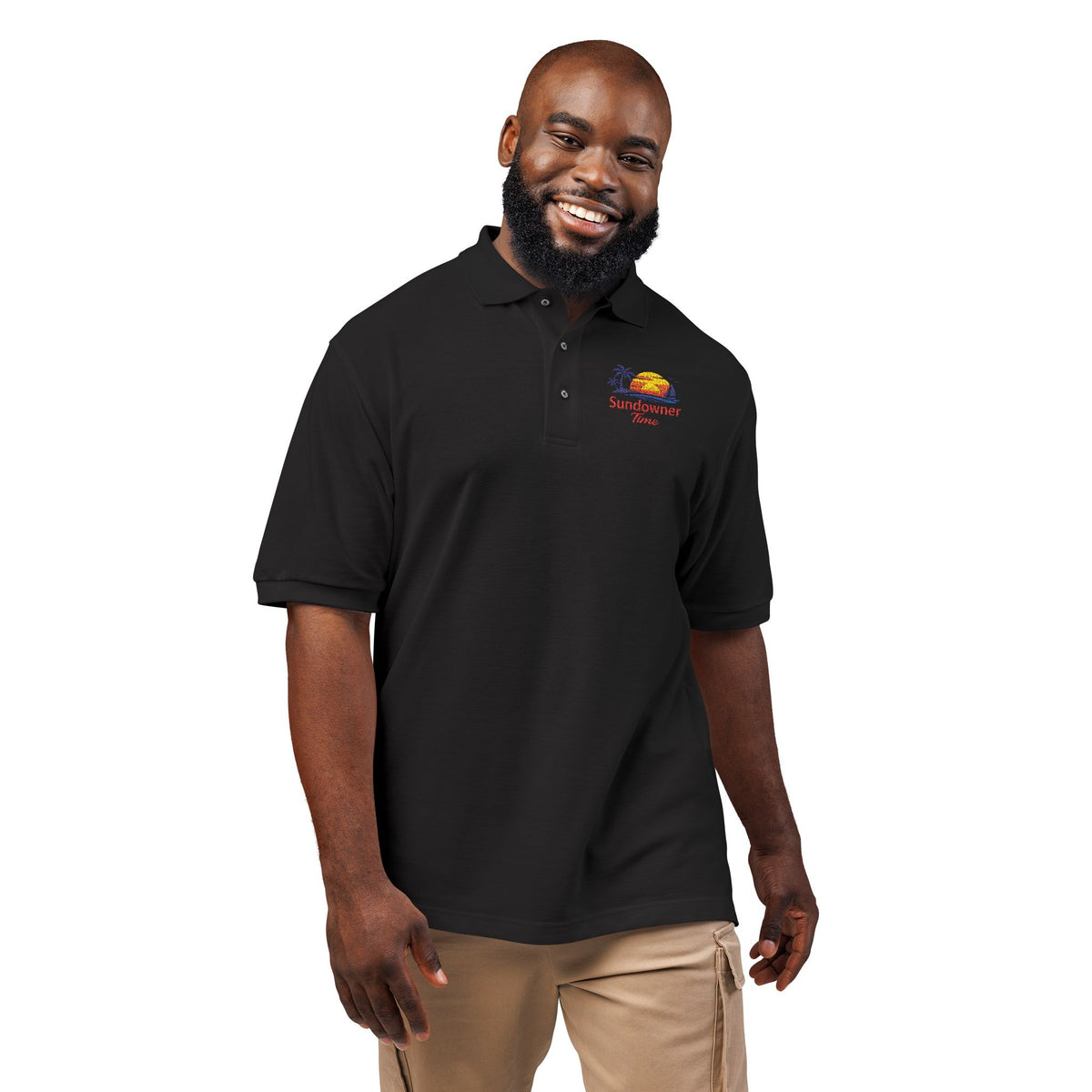 Embroidered Classic Polo Shirt — Timeless Work & Casual Wear