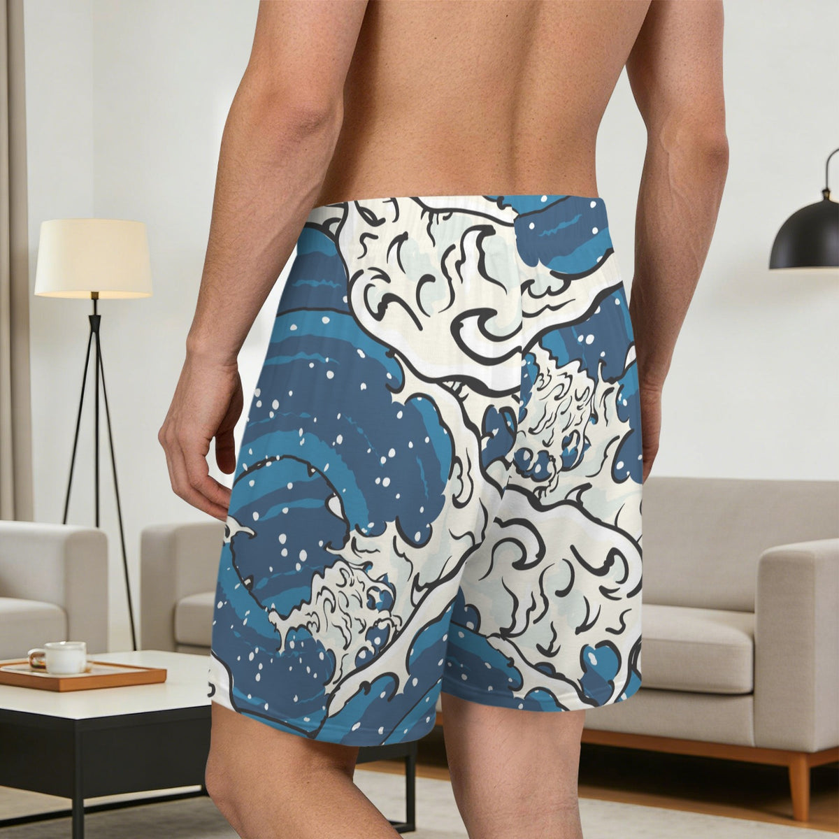 Men's Pocketless Hawaiian Shorts