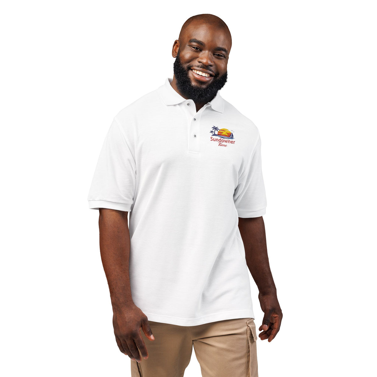 Classic Embroidered Polo Shirt — Men's & Women's Soft Cotton Workwear
