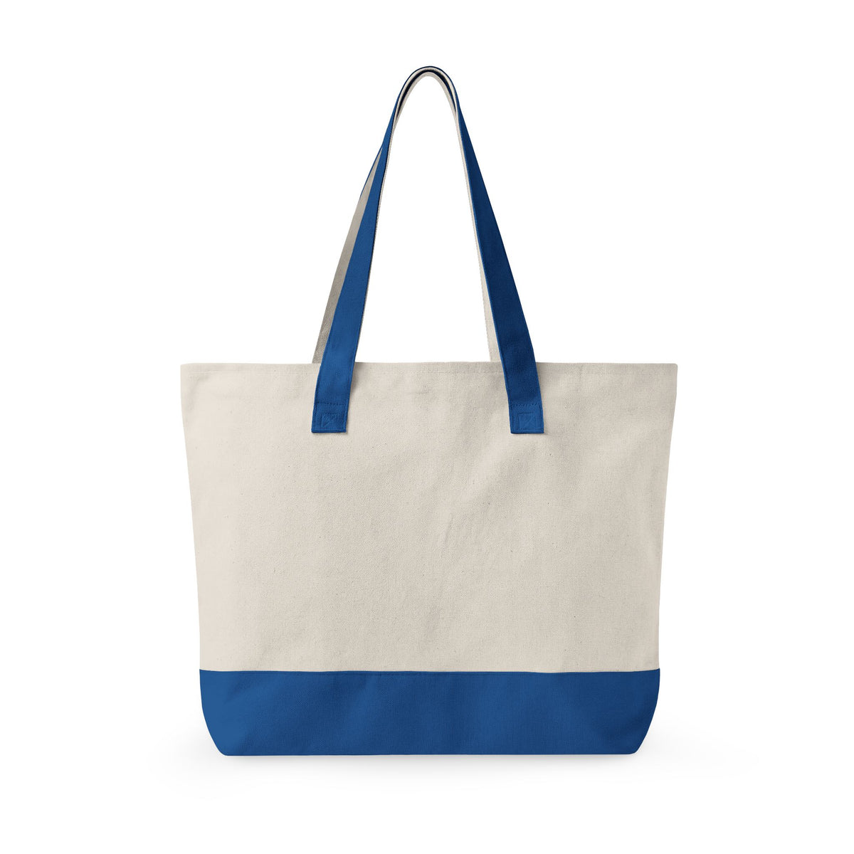 Canvas Tote Bag – 'Sundowner Time' Vintage Sunset Zippered Shopping Tote