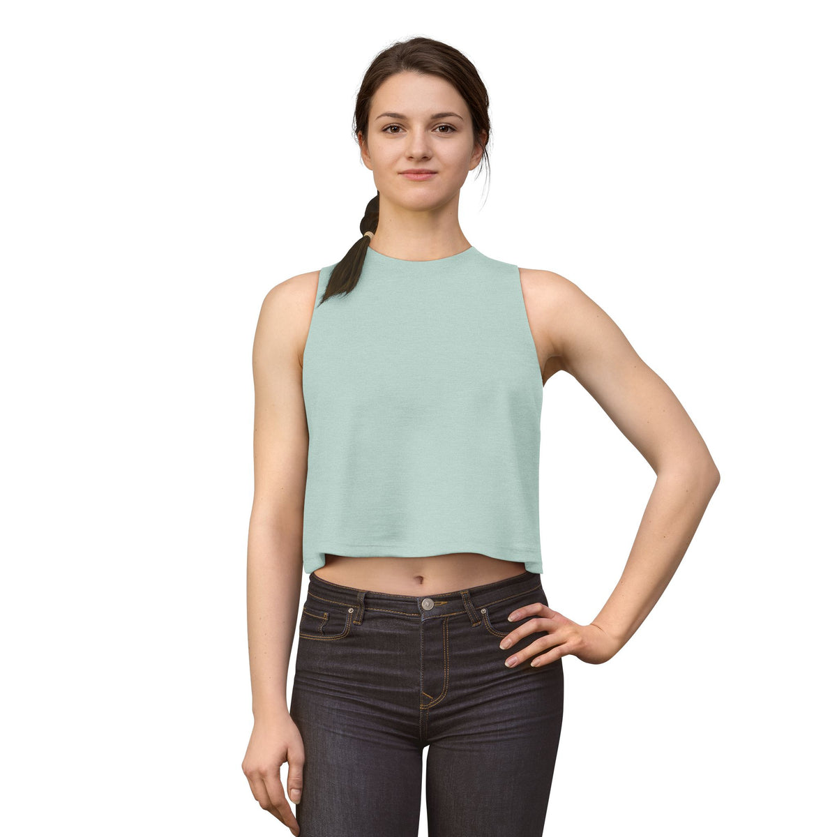 Copy of Women's Crop Top — Sunset Beach Graphic Tank (Relaxed Summer Vibe)
