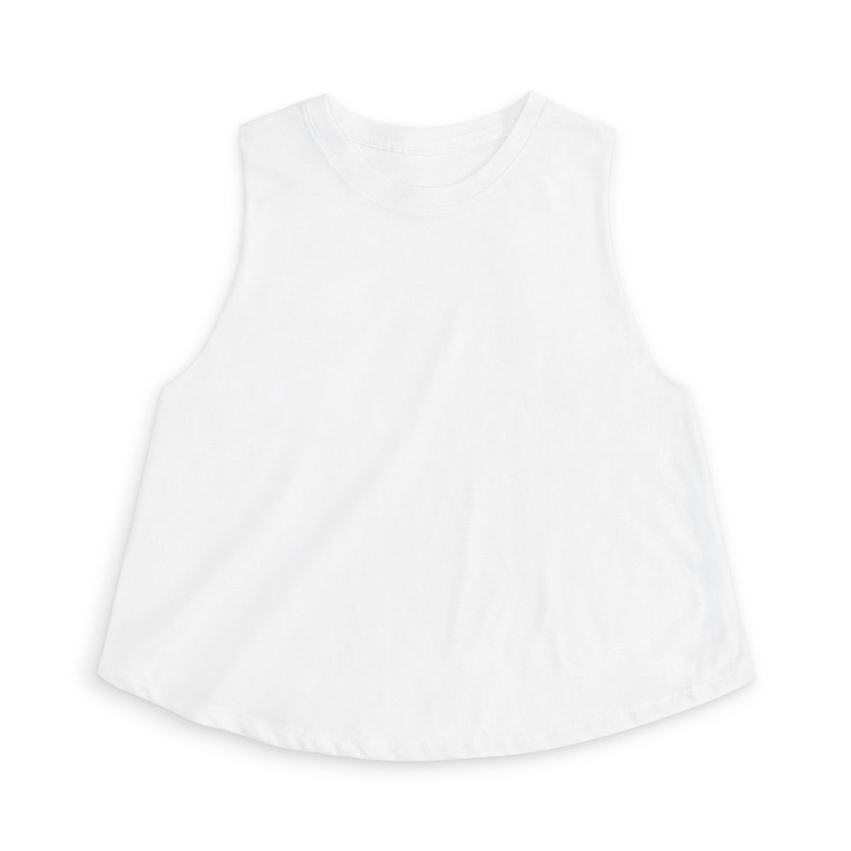 Crop Top — Sunset Surfer Beach Graphic (Women’s)