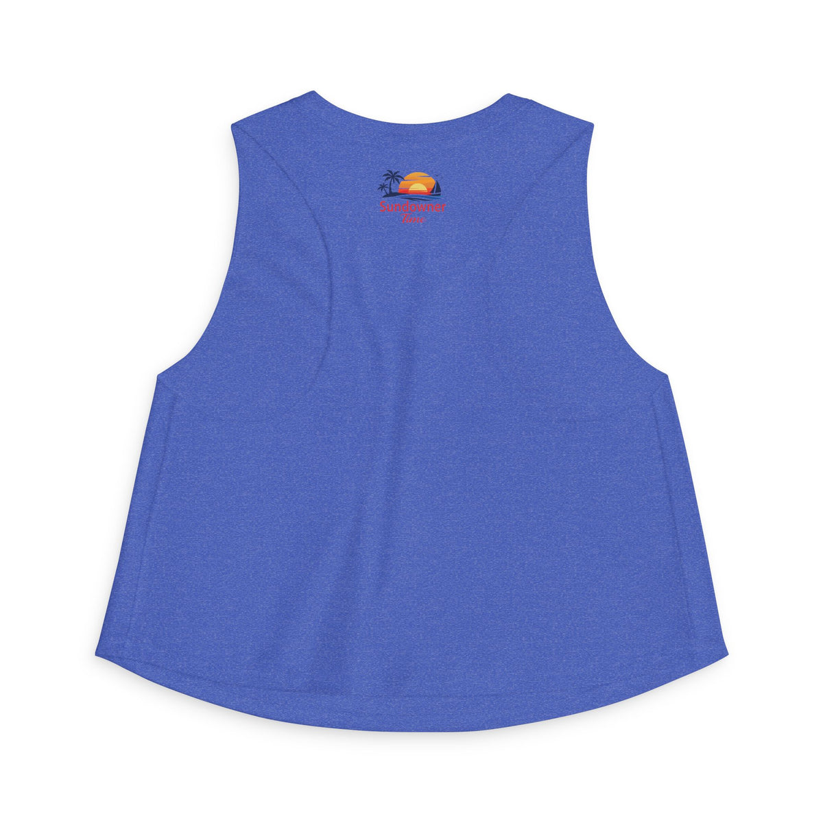 Crop Top — Sunset Surfer Beach Graphic (Women’s)