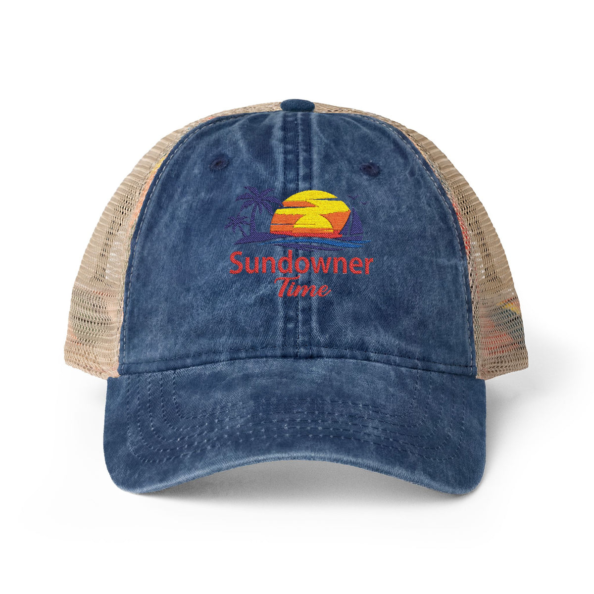 Women's Washed Mesh-Back Cap