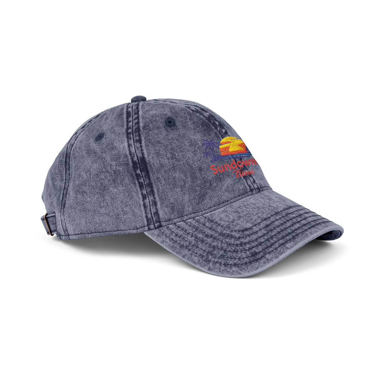 Vintage Embroidered Cap – Sunny Days Logo Dad Hat