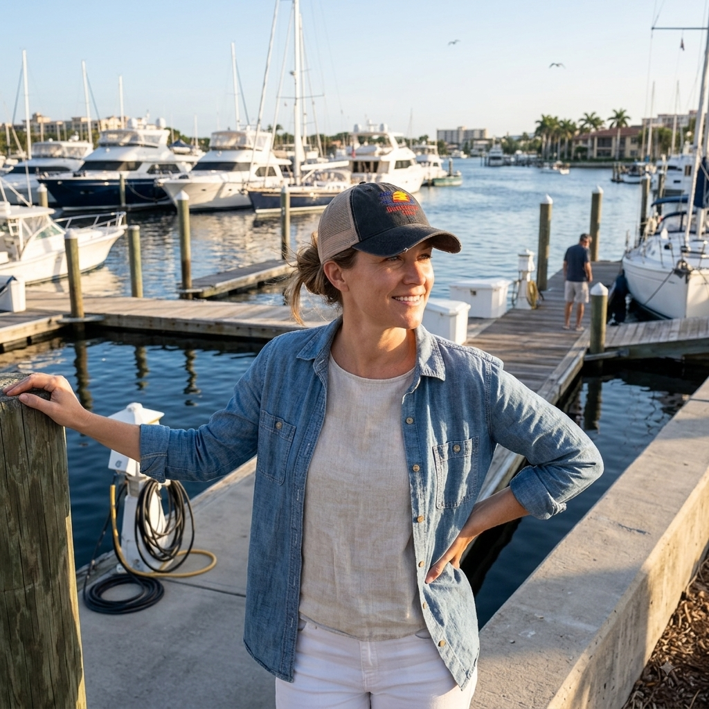 Women's Washed Mesh-Back Cap