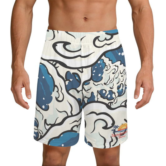 Men's Pocketless Hawaiian Shorts