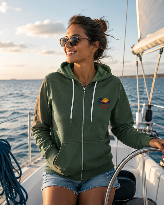 Unisex Lightweight Full Zip Hoodie